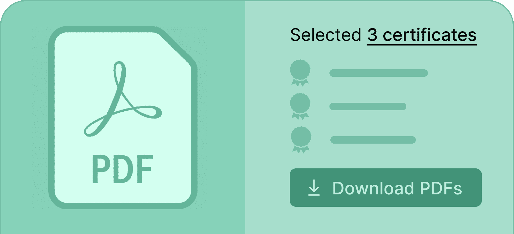 Download credential in pdf - Certifier features Download credential in pdf - Certifier features
