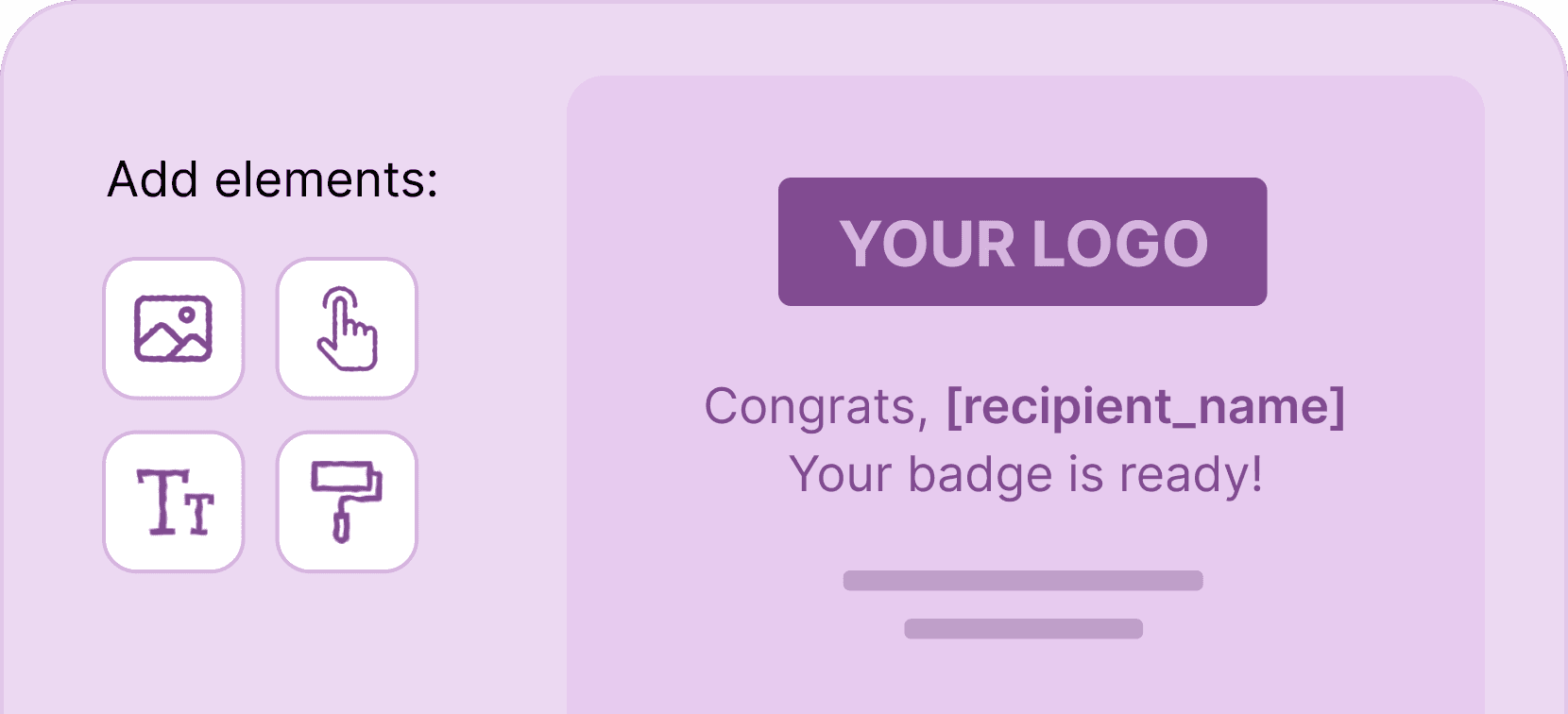 Design emails - Certifier features Design emails - Certifier features