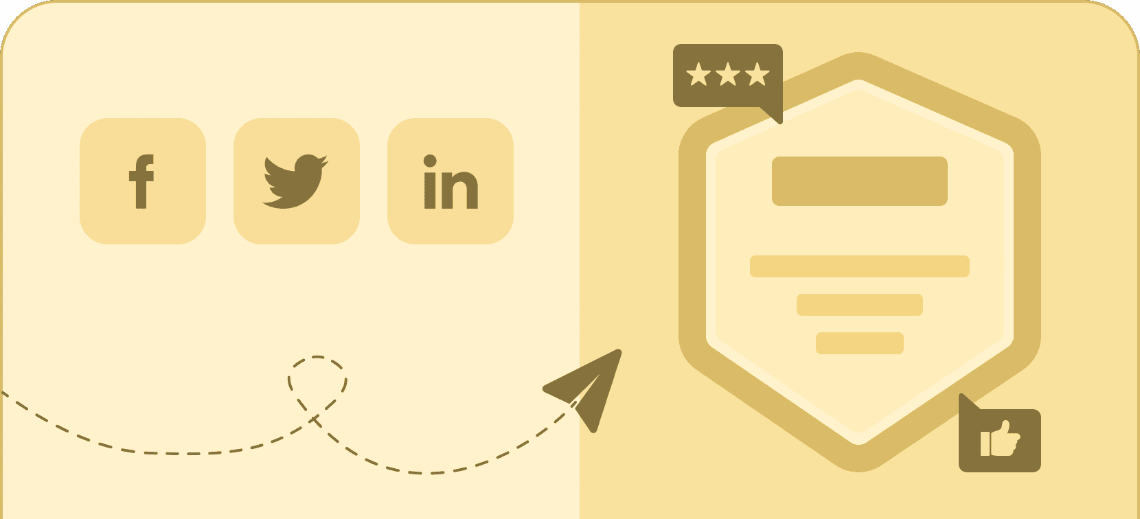 Social media buttons - Certifier features Social media buttons - Certifier features
