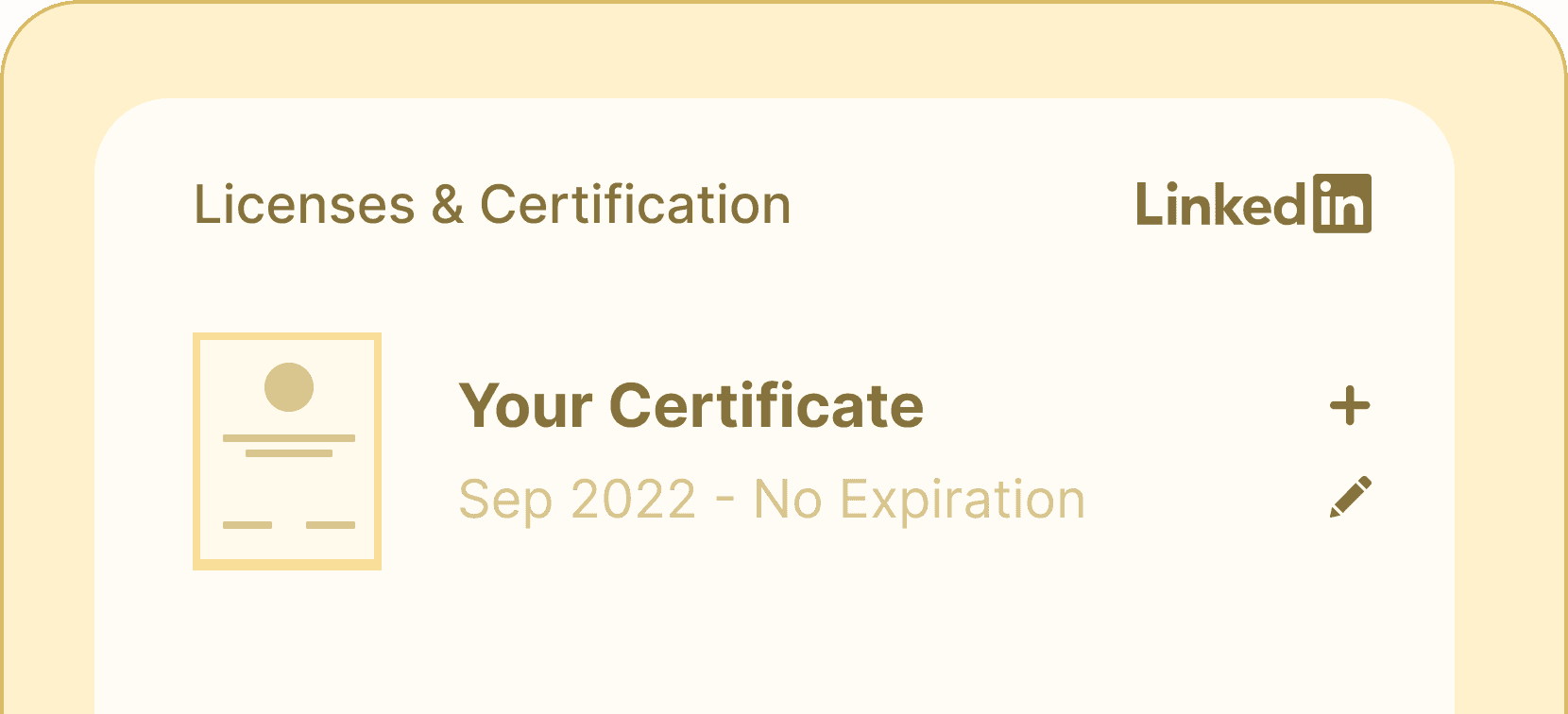 Linkedin credentials - Certifier features Linkedin credentials - Certifier features