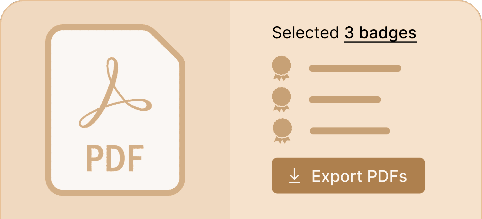 Export credentials into pdf - Certifier features Export credentials into pdf - Certifier features