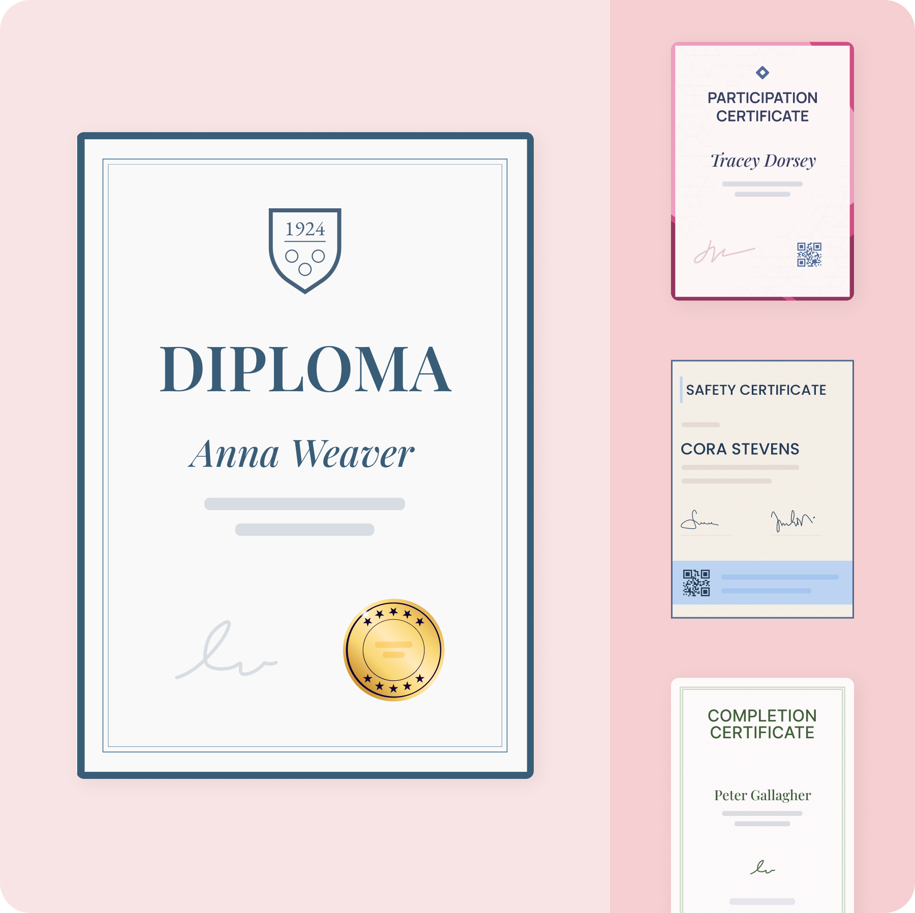 Add professional certificates Add professional certificates