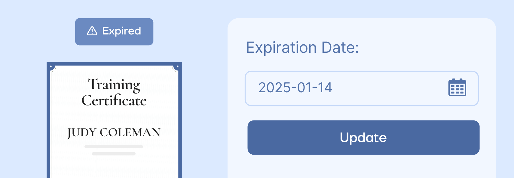 Credential renewals Credential renewals