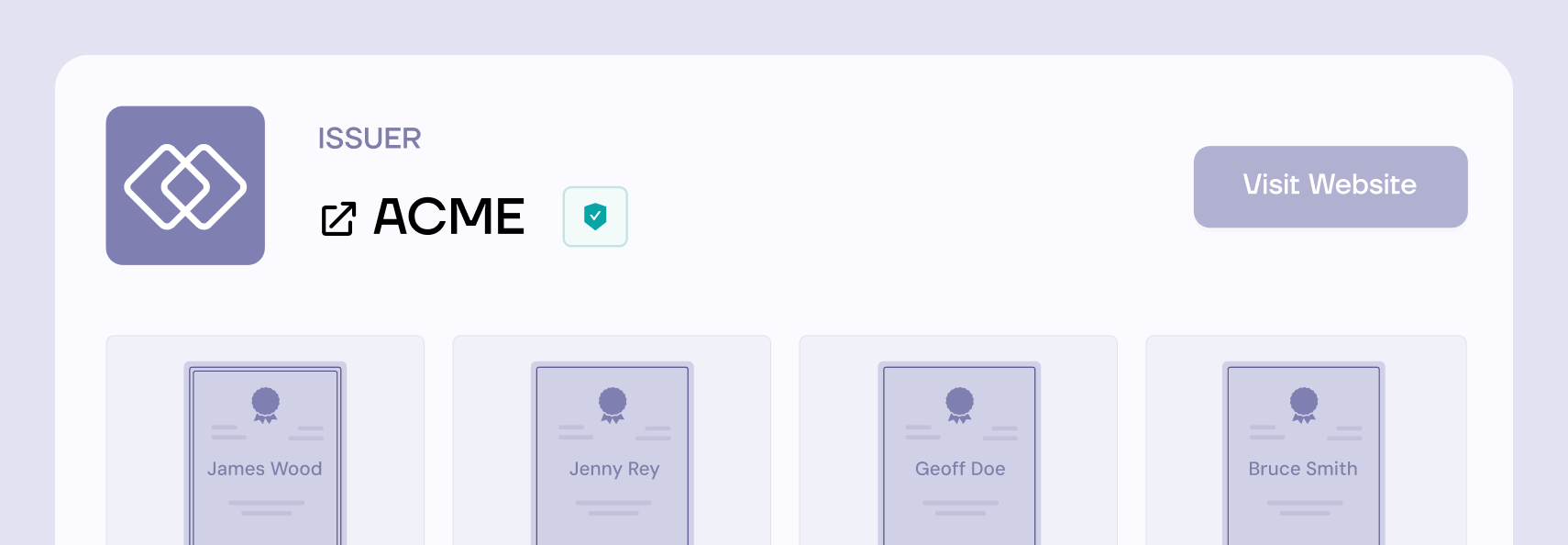 Branded Credential Portal Branded Credential Portal