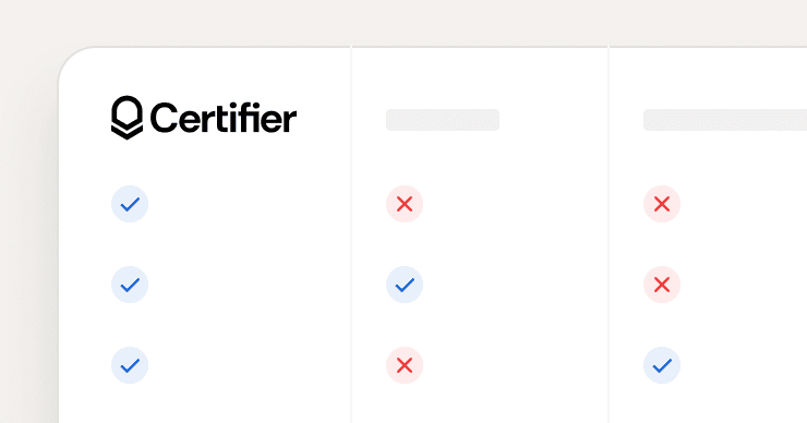 Certifier vs Others