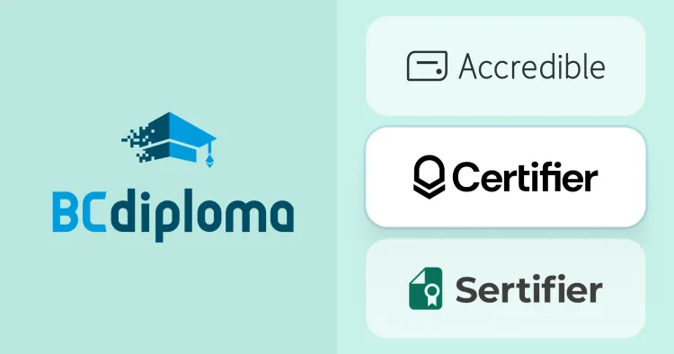 5 Best BCdiploma Alternatives for Digital Credentials in 2026 cover image 5 Best BCdiploma Alternatives for Digital Credentials in 2026 cover image